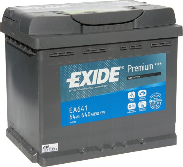 Exide Premium EA641 64Ah 12V 640A Zbozi Cz