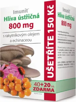 Přírodní produkt Imunit Hlíva ústřičná s rakytníkem a echinaceou Imunit 800 mg