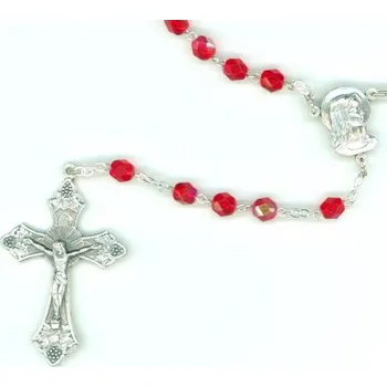 Růženec Růženec ketlovaný, červený AB L1116 Růženec ketlovaný L1116