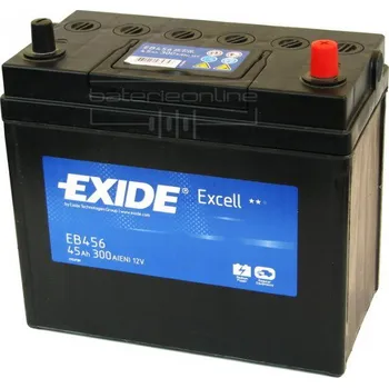 Autobaterie Exide Excell EB456 45Ah 12V 300A