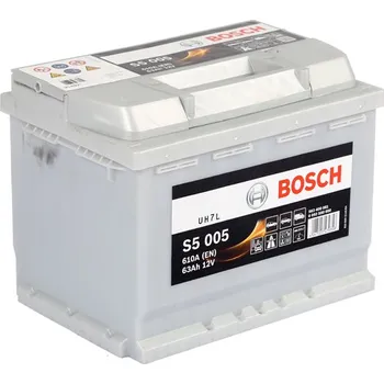 Autobaterie Bosch S5 12V 63Ah 610A 0092S50050