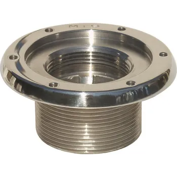 Bazénový základní prvek 2" 40mm nerezový pro fólie - součást trysky MTS, nerez AISI 316, 0.5kg (308331)