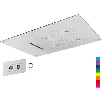 Sprchová hlavice Recenze Sapho Chromoterapie Hlavová sprcha