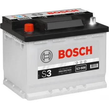Autobaterie Bosch S3 12V 56Ah 480A 0092S30060