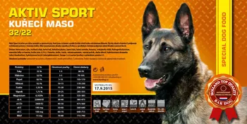 Krmivo pro psa Bardog Aktiv Sport 32/22