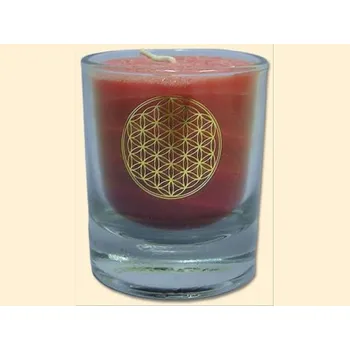 Svíčka Mini čakrová svíčka - červená