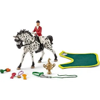 Figurka Schleich 41434 Klisna koně Knabstrupského na turnaji