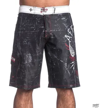 Pánské plavky plavky pánské (kraťasy) AFFLICTION - Wild Wing - BK - 31