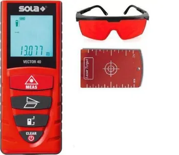 Měřící laser Sola Vector 40 + brýle a terčík