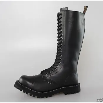 Pánská zimní obuv boty kožené dámské - - STEEL - 139/140-Black - 40
