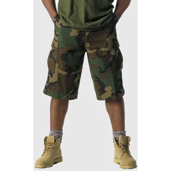 Pánské kraťasy kraťasy pánské ROTHCO - LONGER STYLE - WOODLAND - 7765 - S