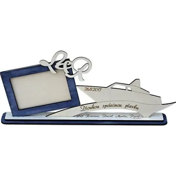 Rám na obraz Pelisport Fotorámeček s jachtou svatební