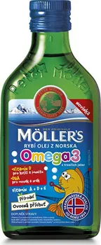 Přírodní produkt Möller's Omega 3 s ovocnou příchutí 250 ml