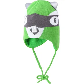 Čepice Reima Dětská čepice se zavazováním Badria 518233 - zelená - 50 cm