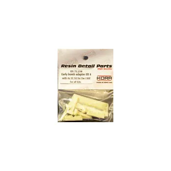 Plastikový model 1/72 Early bomb adapter ER 4 & 4x SC50 for Fw-190F