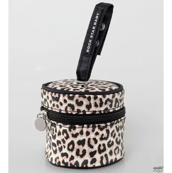 dudlíky taštička na dudlík ROCK STAR BABY - Leopard - 90099