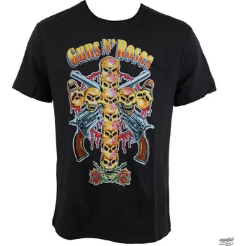 Pánské tričko Tričko metal pánské Guns N' Roses - Skull Cross - AMPLIFIED - AV210NSC - XL