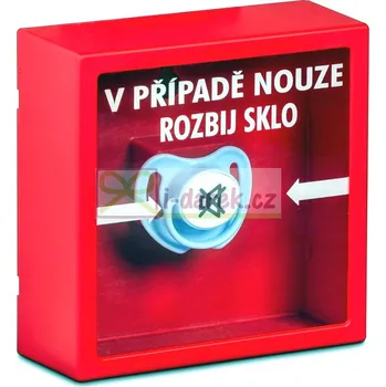 Žertovný předmět Rámeček první pomoci pro rodiče - ROZBIJ SKLO