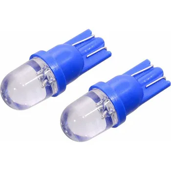 Autožárovka Compass Žárovka 1LED 12V T10 modrá 2 ks