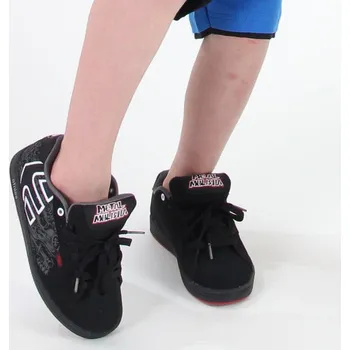 Chlapecké tenisky tenisky nízké dětské - Kids Metal Mulisha Fader - METAL MULISHA - BLACK-RED