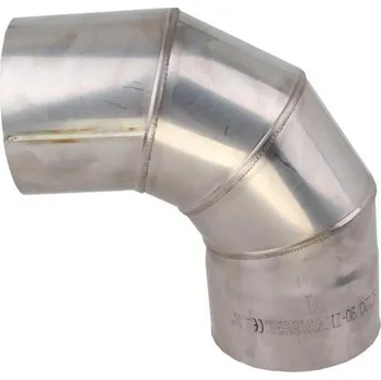 Kouřovod Nerezové koleno 90° / Ø150 mm