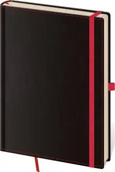 Zápisník Helma 365 Black Red M