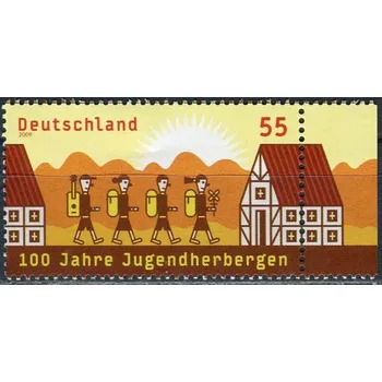 Poštovní známka (2009) MiNr. 2753 ** - Německo - 100 let mládežnické ubytovny