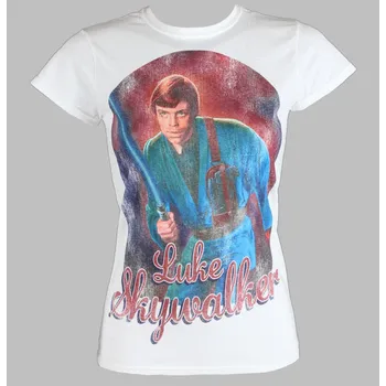 Dámské tričko tričko dámské Star Wars - Luke Skywalker - PLASTIC HEAD - PH8050G