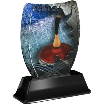 Cinkili Akrylátová trofej ACE2001M22 Curling Označení: C, Výška: 14 cm