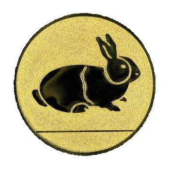 Cinkili Emblém CE050 králík Velikost: 2,5 cm, Barva: Zlato