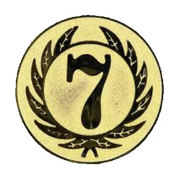 Cinkili Emblém CE172 7. místo Velikost: 2,5 cm, Barva: Zlato