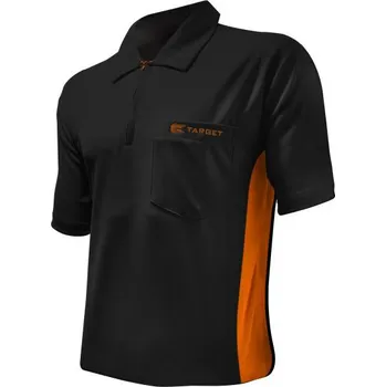 Pánské tričko Target-Darts Tričko COOLPLAY DART SHIRT HYBRID black/orange Velikost: M