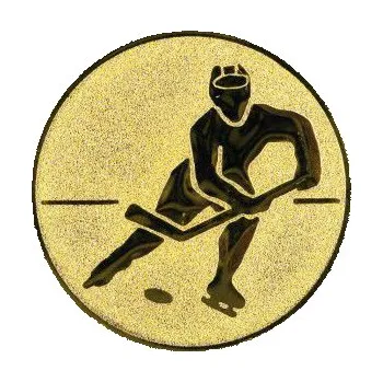Cinkili Emblém CE099 hokej Velikost: 2,5 cm, Barva: Zlato