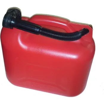Kanystr Kanystr na pohonné hmoty 10L červený plast