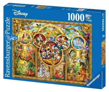 Puzzle Ravensburger Disney Nejkrásnější pohádky 1000 dílků