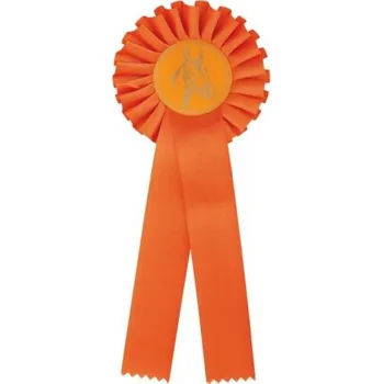 Cinkili Kokarda jednořadá CK1 oranžová průměr 12,5 cm, délka 31 cm