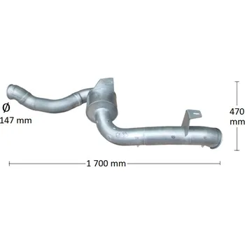 Tlumič výfuku Tlumič výfuku DAF XF 105 (PR 61.33-4)
