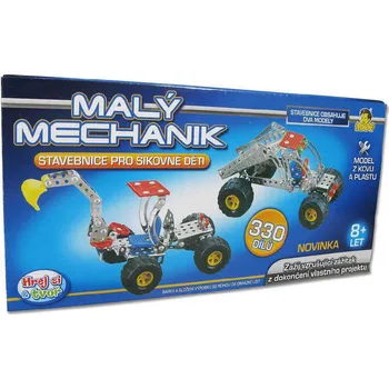 ostatní stavebnice MaDe Malý Mechanik Bagr a traktor