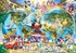 Puzzle Ravensburger Disney Mapa světa 1000 dílků