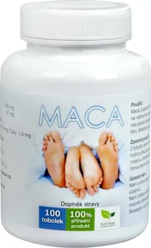 Přírodní produkt Natural Medicaments Maca 100 tob.