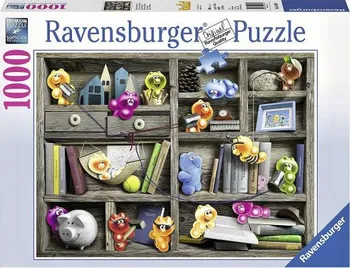 Puzzle Ravensburger Gelini: V knihovně 1000 dílků