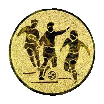 Cinkili Emblém CE144 fotbal Velikost: 2,5 cm, Barva: Zlato