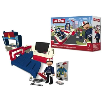 ostatní stavebnice Igráček Hasič služebna a doplňky 