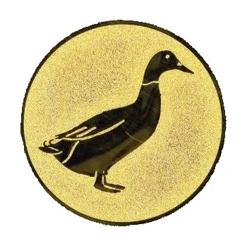 Cinkili Emblém CE052 kachna Velikost: 2,5 cm, Barva: Zlato