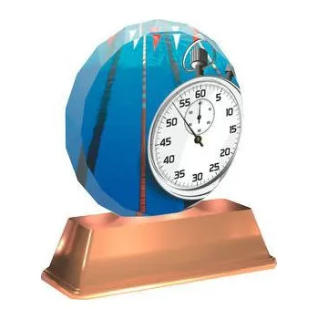 Cinkili Akrylátová trofej ACE0003M22 Plavání Označení: C, Výška: 13 cm