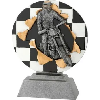 Cinkili Plaketa CFG10581 moto Výška 16cm