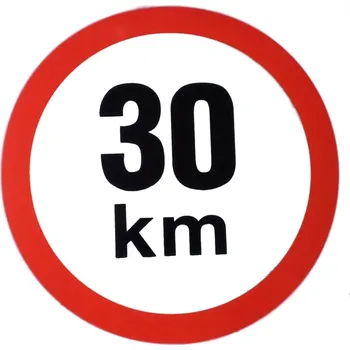 Značení Nálepka omezená rychlost 30 Km ø 190 mm