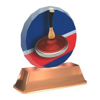 Cinkili Akrylátová trofej ACE0003M20 Curling Označení: B, Výška: 13 cm
