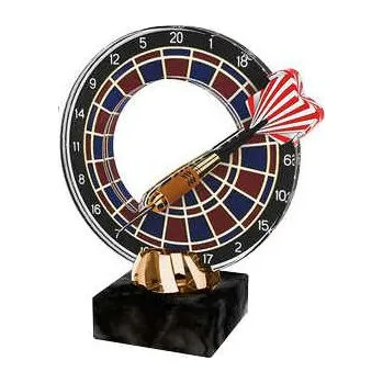 Cinkili Akrylátová trofej CACL2101M34 Šipky Označení: C, Výška: 12 cm