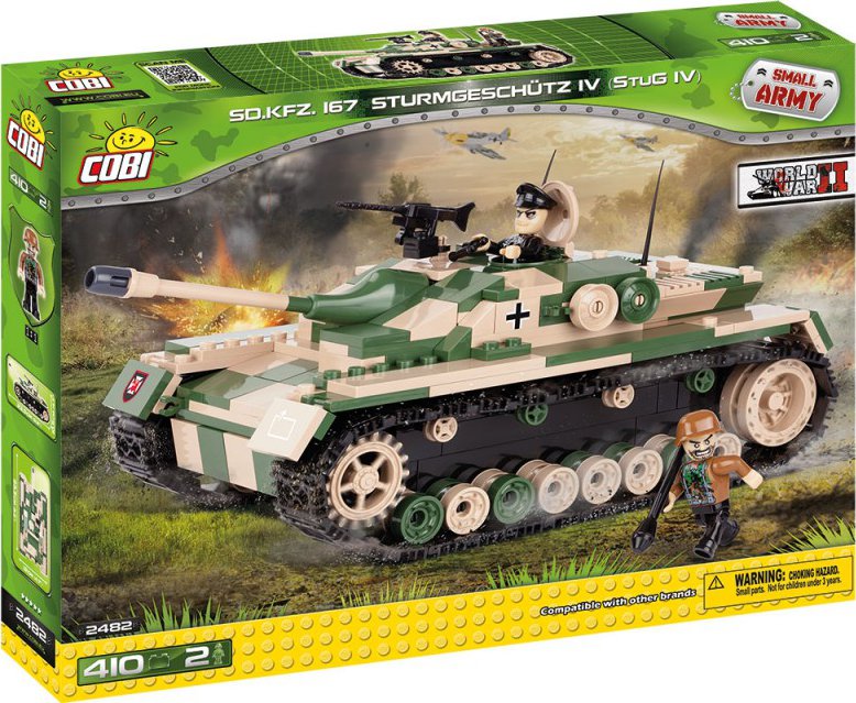 foto Stavebnice COBI Cobi Small Army WW II 2482 Sd.Kfz.167 Sturmgeschütz IV